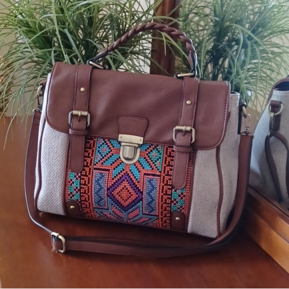 Aztec Print Bag - image 1